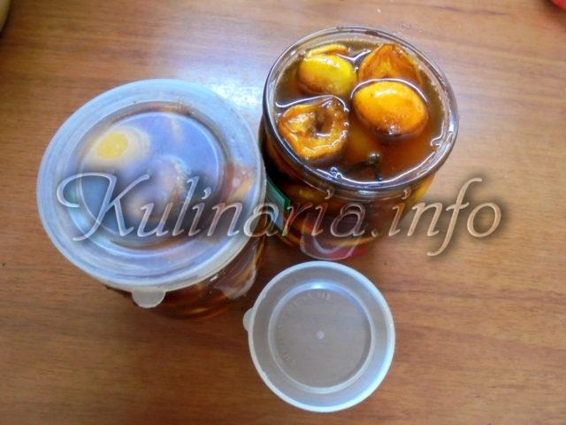 маринованная слива на зиму